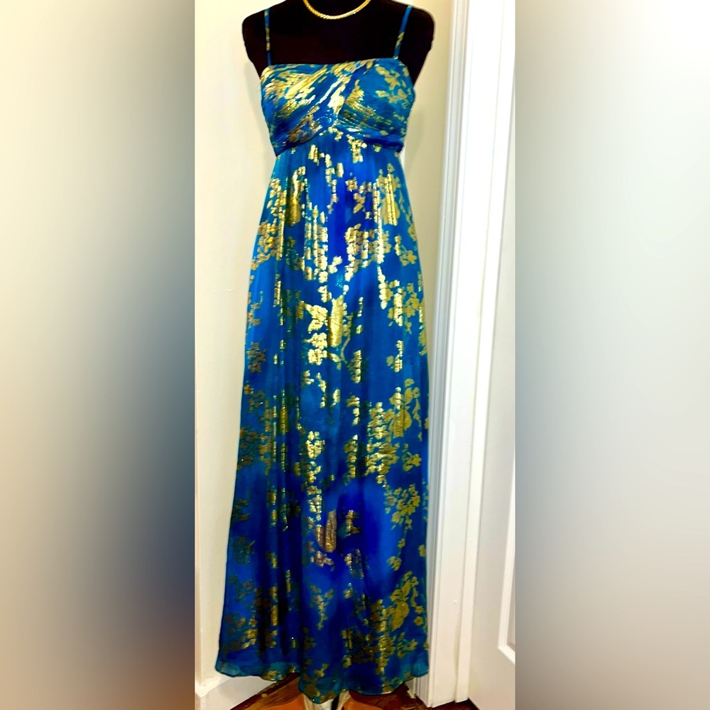 Oleg Cassini Vintage Silk Gown
